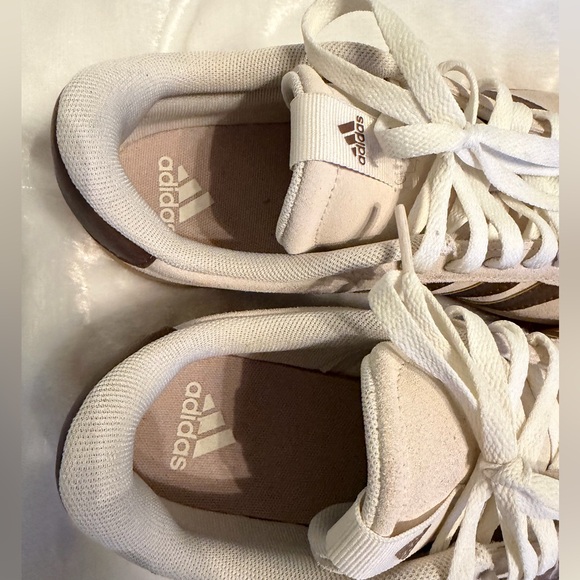 Adidas Beige and Dark Brown Sneakers - Picture 7 of 11